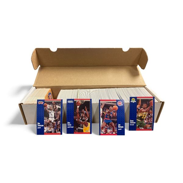 Box of Various NBA Sports Cards