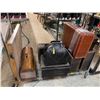 Image 1 : Shelf lot of Misc - Bag, Vintage Suitcases, Etc.