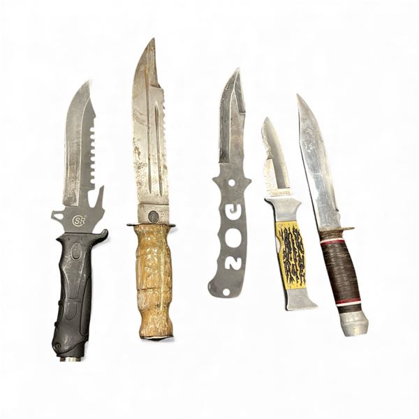 Group of Various Knives