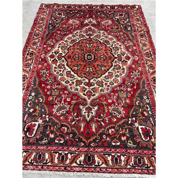 Authentic Hand-Knotted Wool Persian Rug - Origin: Bakhtiyar - 10.1ft x 7ft - Made in Iran - No.9/732