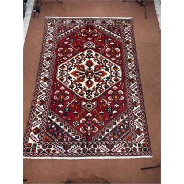 Authentic Hand-Knotted Wool Persian Rug - Origin: Bakhtiyar - 9.9ft x 6.7 ft - Made in Iran - No.9/7