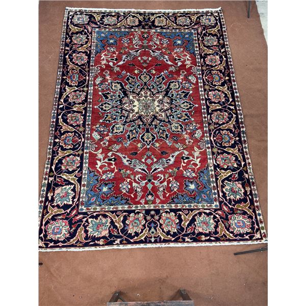 Authentic Hand-Knotted Wool Persian Rug - Origin: Bakhtiyar - 9.9ft x 7.1 ft - Made in Iran - No.9/7