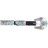 Image 9 : Navajo John Delvin Sterling, Turquoise Concho Belt
