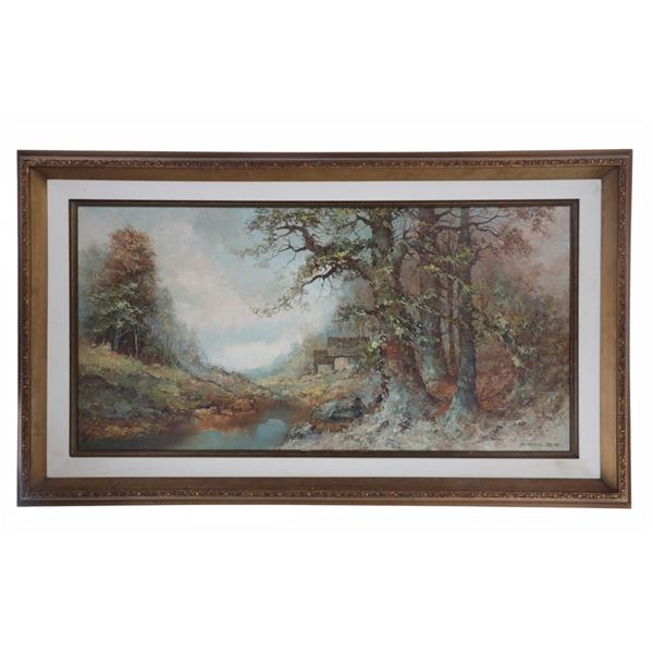 Wilhelm Brauer (Germany, b. 1924) Original Oil