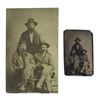 Image 9 : Rare Cattle Drovers Tintype Photo ca. 1860-70s