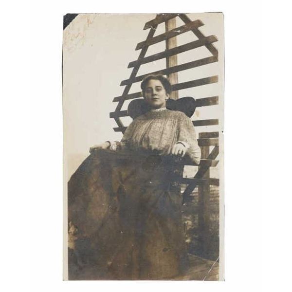 Rare Josephine Earp 1895 Original Photograph