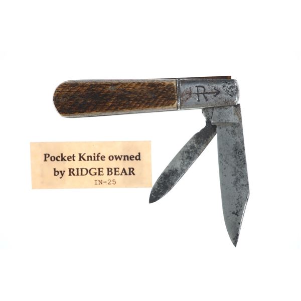 Ca. 1870 Northern Cheyenne Ridgebear Owned Knife