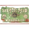 Image 2 : Ca. 1880 M. Werk & Co. Framed Candle Box Label