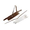 Image 1 : 19th-Cent. Comanche Bowcase, Quiver, Arrows & Bow