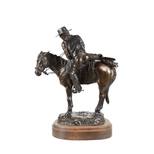 Brock Holbrook "Stepping in the Saddle" Bronze