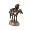 Image 3 : Brock Holbrook "Stepping in the Saddle" Bronze