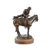 Image 4 : Brock Holbrook "Stepping in the Saddle" Bronze