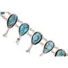 Image 7 : STUNNING Navajo Number 8 Turquoise Squash Blossom