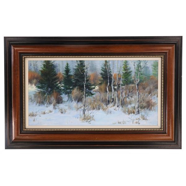 Robert Krieg (1948-2012) Framed Acrylic on Board