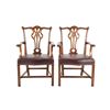 Image 2 : Chippendale Revival Style Dining Chairs Set (8)