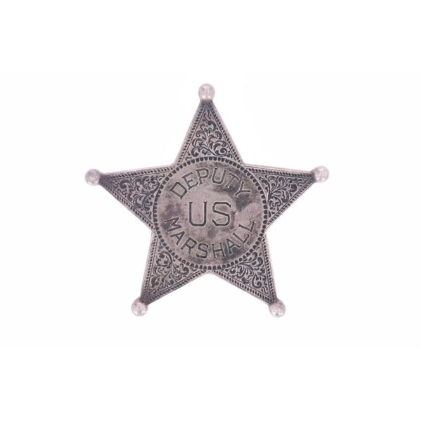 El Paso, Texas Sterling Deputy U.S. Marshall Badge
