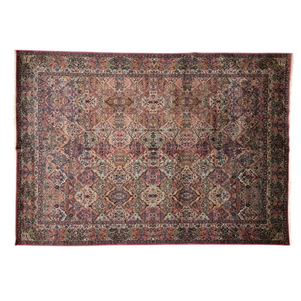 Vintage Karastan Kirman Wool Rug, ca. Mid Century