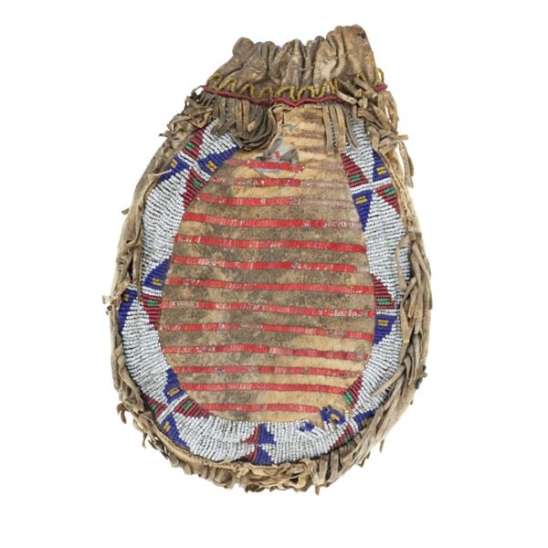 1870 Sioux Quilled & Beaded Tobacco Bag ex-Museum