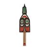 Image 7 : Northwest Coast Polychrome Raven Rattle c. 1980s