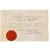 Image 7 : 1881 Wells Spicer Signed Tombstone Mining Deed