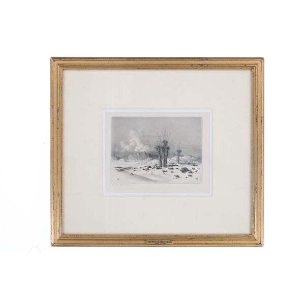 George Elbert Burr (1859-1939) "Evening, Arizona"