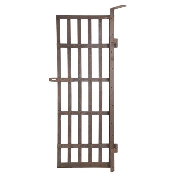 19th C. Tombstone, A.T. Jailhouse Iron Door