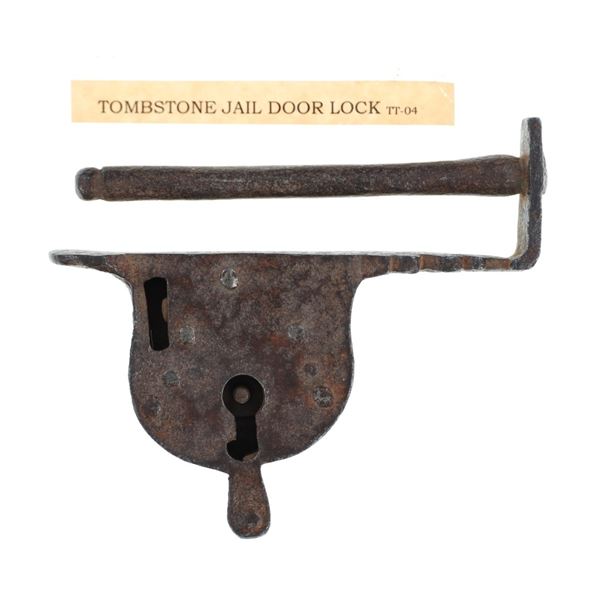 19th C Tombstone, A.T. Jail Door Locking Mechanism