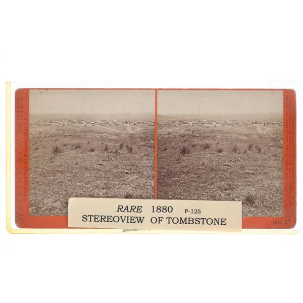 Tombstone, 1880 Watkins' Stereoview New Series