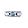 Image 1 : Navajo Herbert Begay Turquoise Shadowbox Bracelet