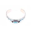 Image 5 : Navajo Herbert Begay Turquoise Shadowbox Bracelet