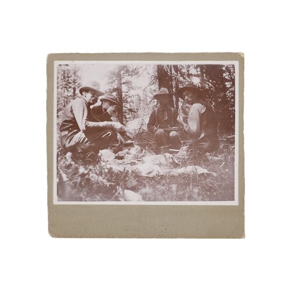 RARE Original Teddy Roosevelt Lion Hunt 1903 Photo