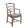 Image 10 : Chippendale Style Ribbon Back Dining Chairs (2)