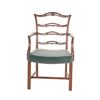 Image 9 : Chippendale Style Ribbon Back Dining Chairs (2)