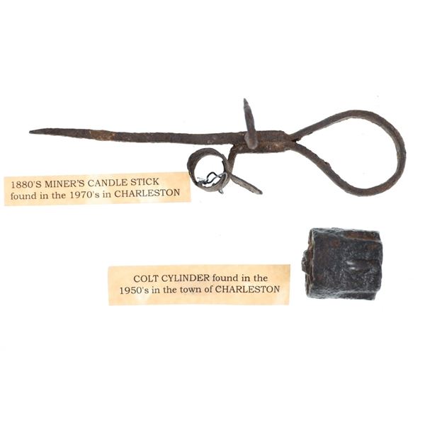 Charleston, A.T. Colt Cylinder & Candle Holder