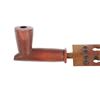 Image 3 : Ca. 1870 Sioux Puzzle Stem Catlinite Pipe
