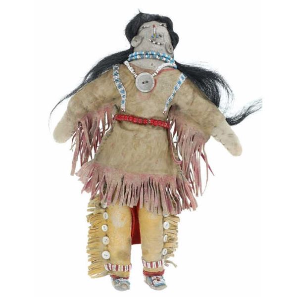 Ca. 1920-1930 Plains Beaded Doll ex-Aberdeen, S.D.