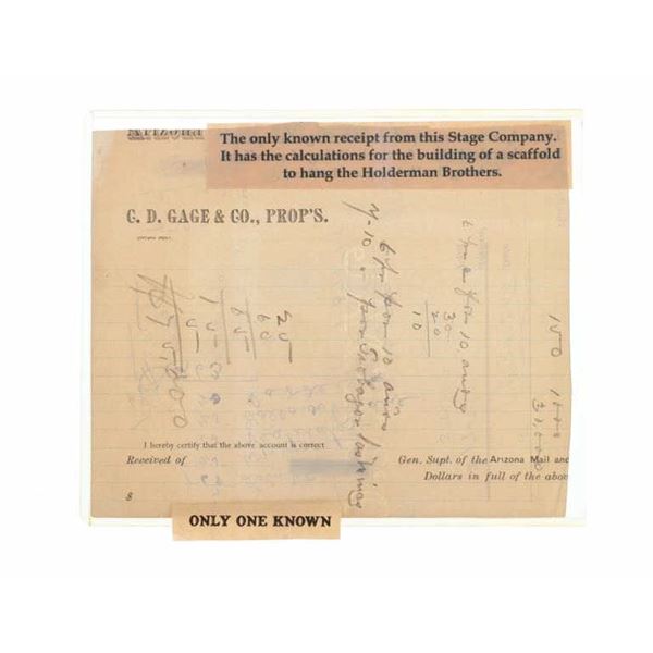 Halderman Hanging Receipt - Wilson Ranch Shootout