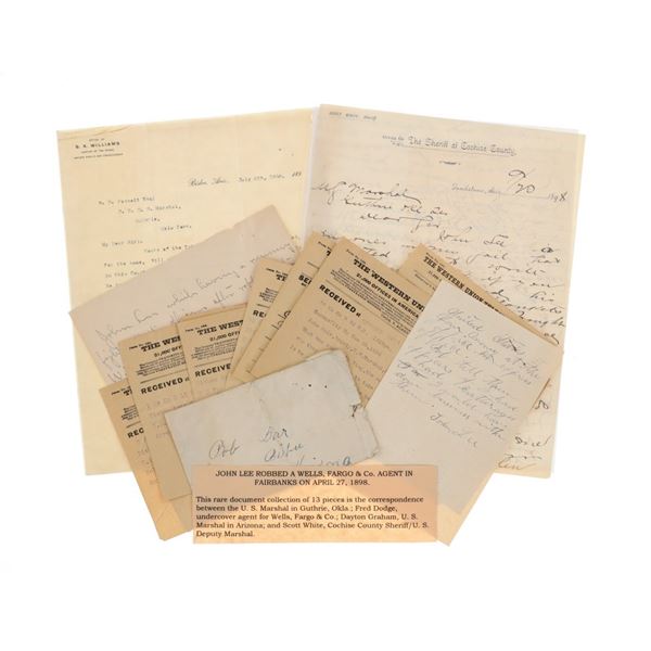 Fred Dodge - Wells Fargo Robbery John Lee Papers