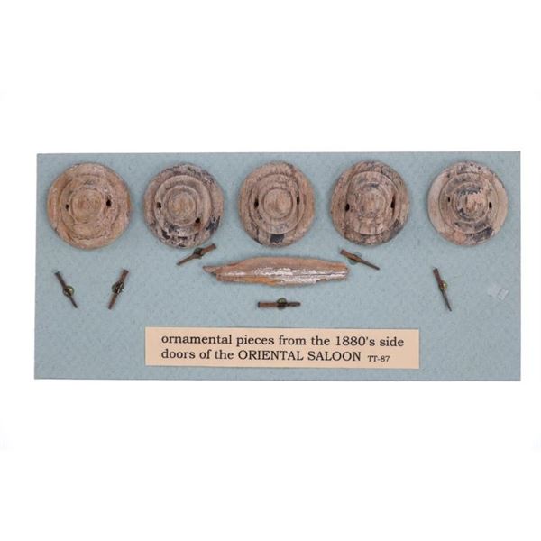 Oriental Saloon Side Door Ornament Display c 1880s