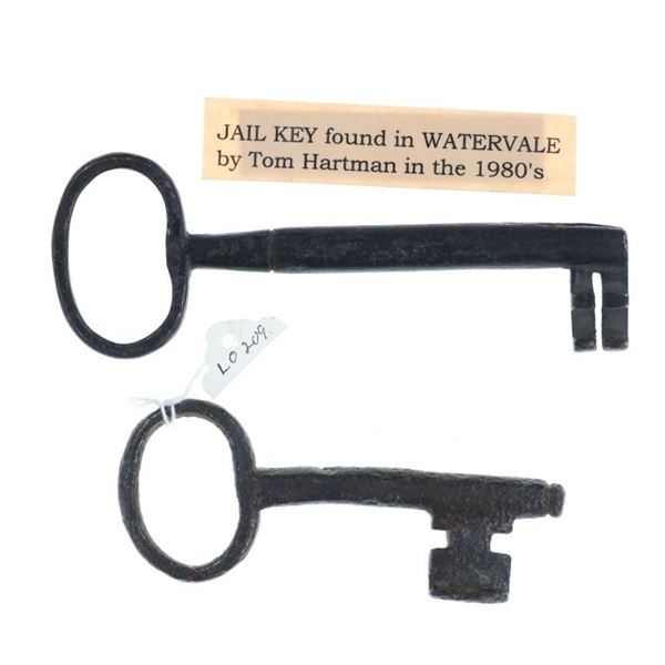 Watervale Jail Keys found by Tom Hartman c. 1880-