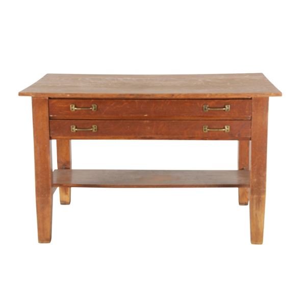 Quarter Sawn Mission Oak Map Case Desk 1880-1900s