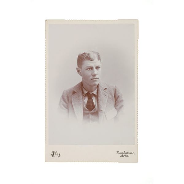 C.S. Fly Photo Cabinet Card of Epitah Paper Worker
