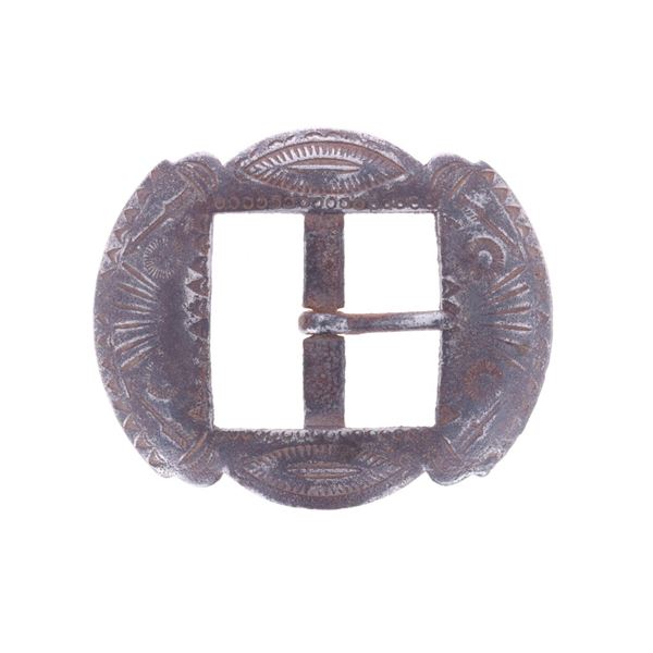 Courtland Ghost Town Found Navajo Silver Buckle