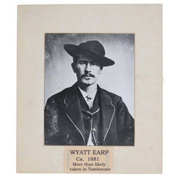 Large Wyatt Earp Photograph circa 1881