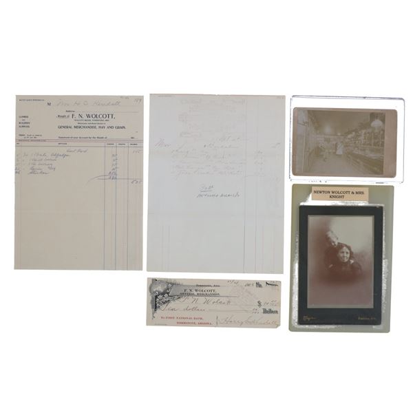 C.S. Fly Wolcott Photo & Ephemera Collection 1885-