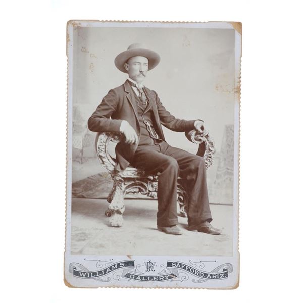 1880 Arizona Territory Cowboy Photo -J.R. Williams