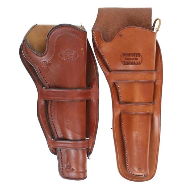 Spangenberg Tombstone Leather Double Loop Holsters