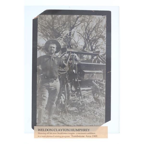 Weldon C. Humphrey's Studebaker Wagon Photo 1901