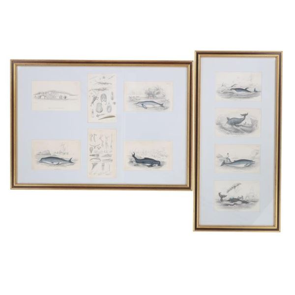 Original W.H. Lizar Etchings of J. Stewart Artwork