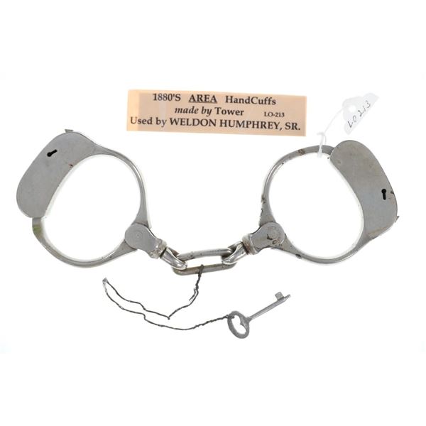 1880's Tower Handcuffs Bisbee Policeman Humphrey